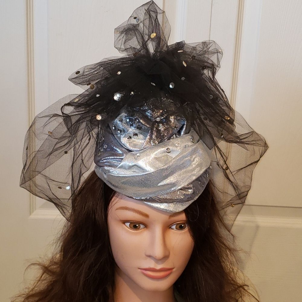 VNTG Whittall & Shon Bejeweled Hat